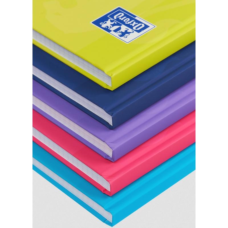 Brulion A4  96k  kratka - OXFORD TOUCH z marginesem mix okładek