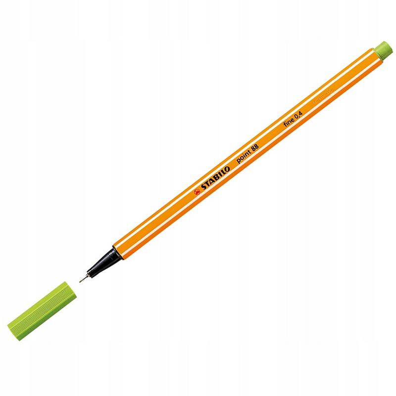 Cienkopis STABILO Point fine 0,4  88/033 - neonowy zielony