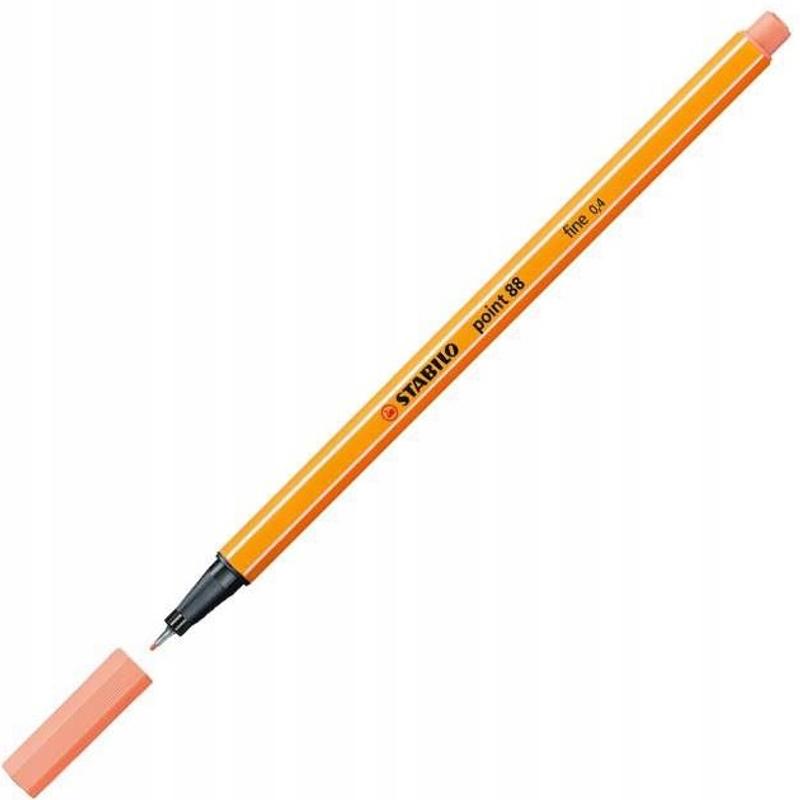 Cienkopis STABILO Point fine 0,4  88/26 - brzoskwiniowy