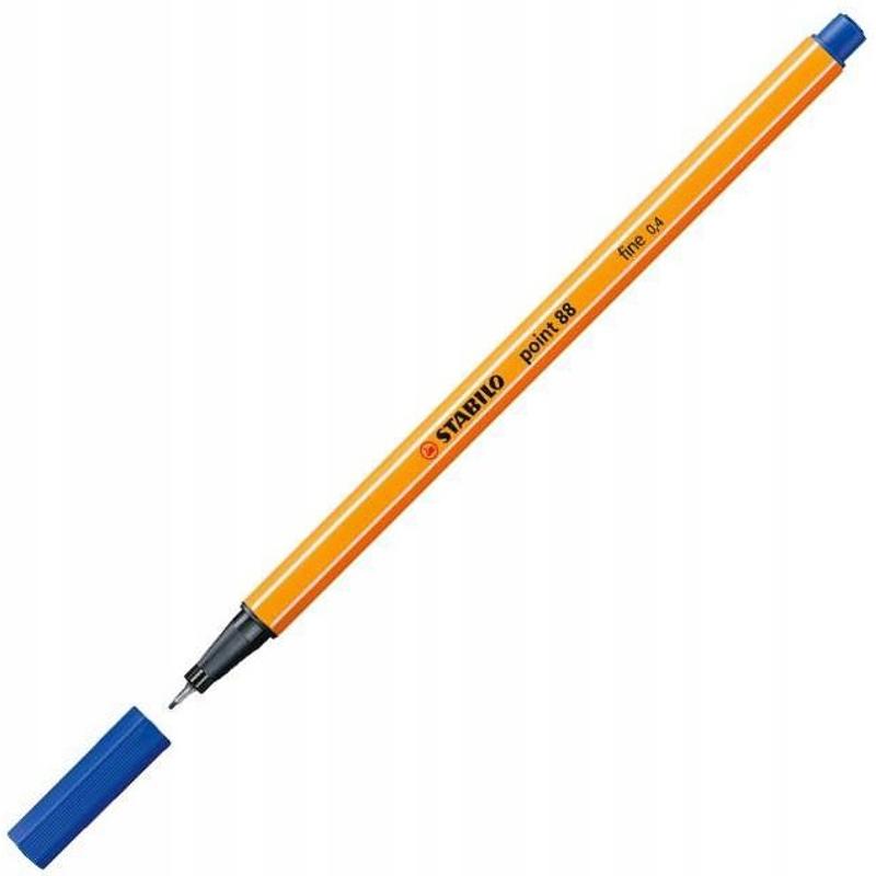 Cienkopis STABILO Point fine 0,4  88/41- niebieski ciemny