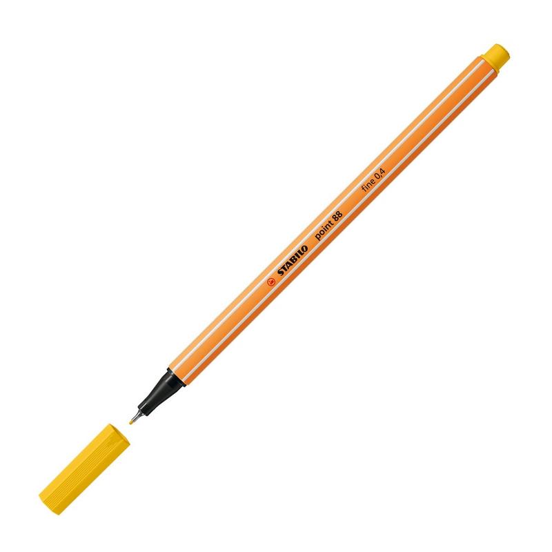 Cienkopis STABILO Point fine 0,4  88/44 - żółty