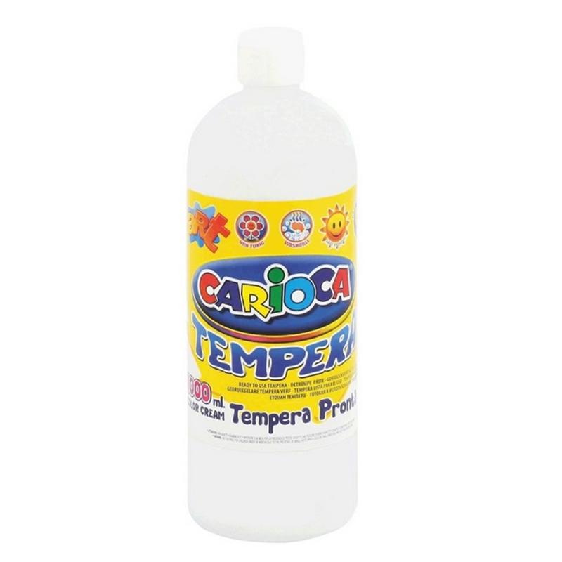 Farba tempera Carioca 1000ml biała