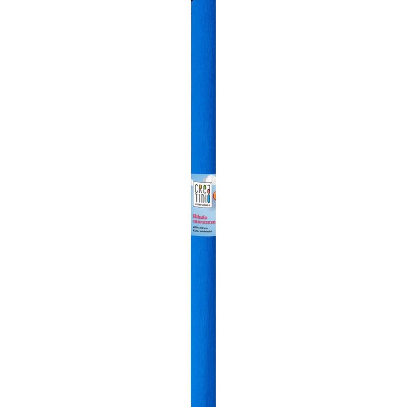 Bibuła marszczona CREATINO 50cm x 200cm  niebieski
