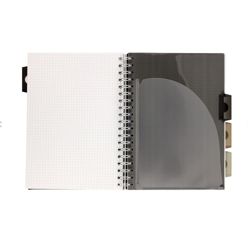 Kołozeszyt A4 100k PUKKA PAD Project Book Green Triangle - 3005-GLE(SQ)