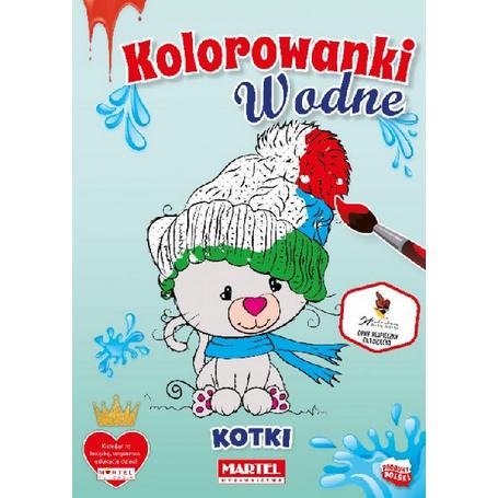 MARTEL Kolorowanka wodna KOTKI  16 stron