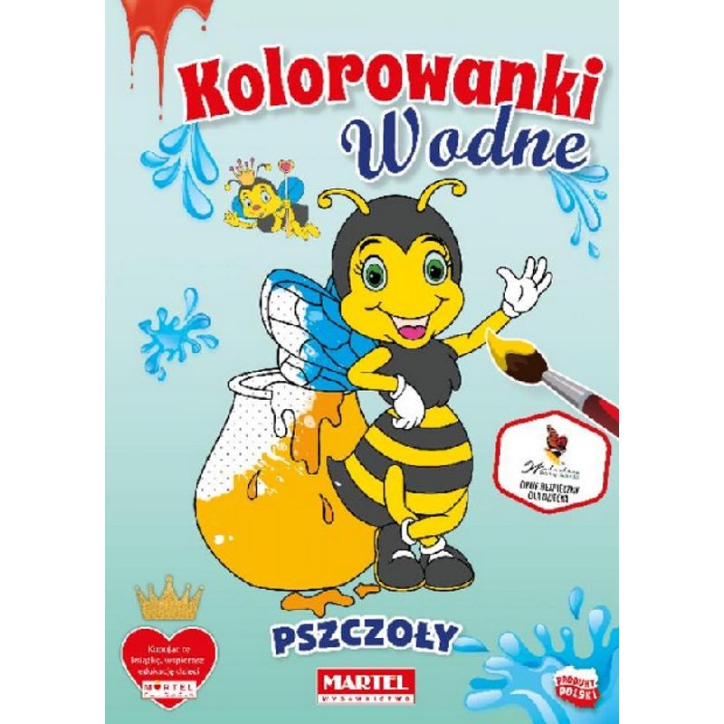 MARTEL Kolorowanka wodna PSZCZOŁY a 16 stron