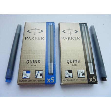 Naboje do pióra  PARKER a 5szt. niebieskie