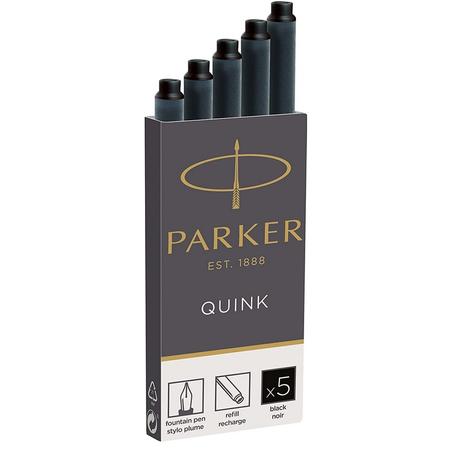 Naboje do pióra PARKER  a 5szt  czarne