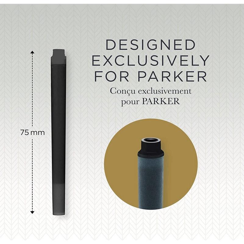 Naboje do pióra PARKER  a 5szt  czarne
