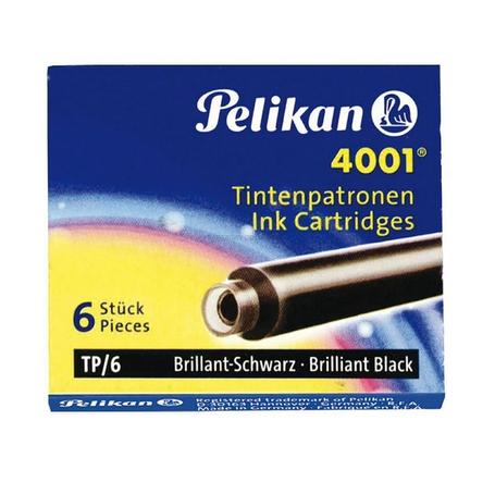 Naboje do pióra PELIKAN a 6szt czarny