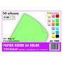 Papier A4 kolor 50 arkuszy TYPOGRAF (74005) - jasnozielony