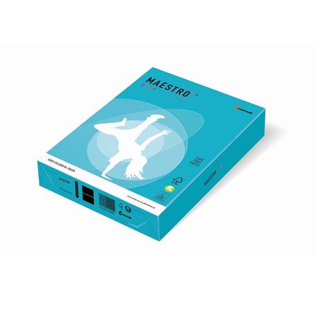 Papier A4 kolor Maestro AB48 aqua blue  80g
