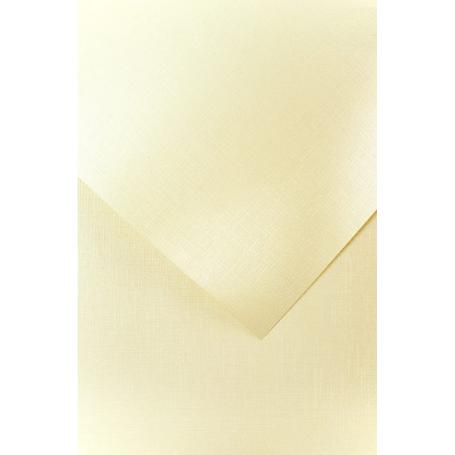 Papier wizytówkowy ozdobny GALERIA PAPIERU HOLLAND A4 230 g/ 20 ark. – kremowy 200502