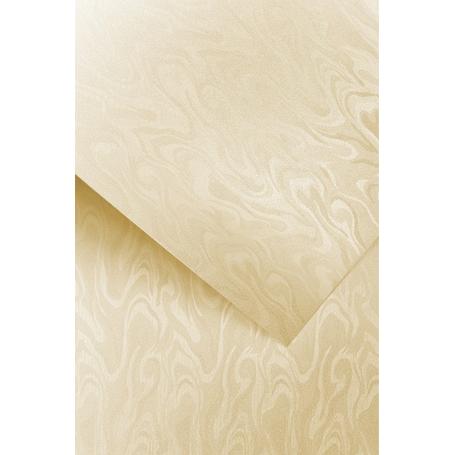 Papier wizytówkowy ozdobny GALERIA PAPIERU PAPIRUS 220 g/ 20 ark. – kremowy 201002