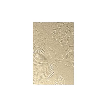 Papier wizytówkowy ozdobny GALERIA PAPIERU FLORAL  220g/20ark. kremowy 203302