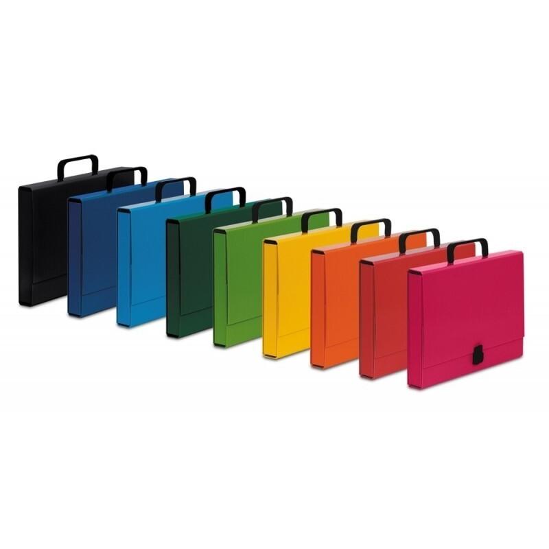 Teczka z rączką VAUPE CLASSIC Metting  4cm - jasnozielona