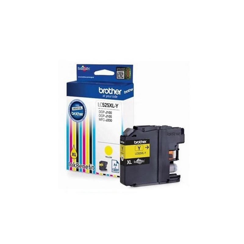 Tusz BROTHER LC-525Y XL  1,3tyś. stron  OEM