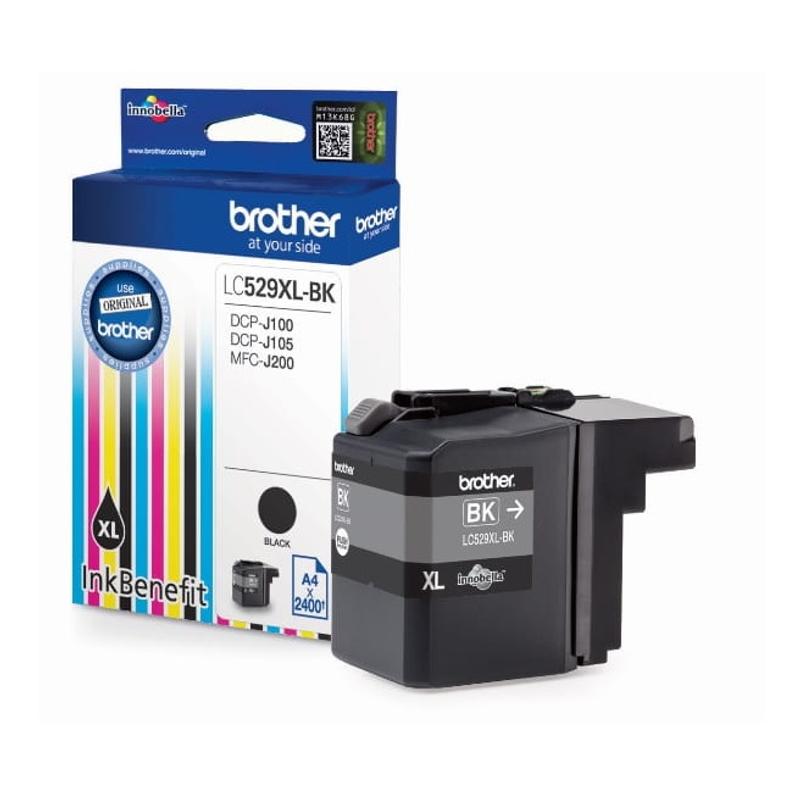 Tusz BROTHER LC-529BK XL  2,4tyś. stron  OEM