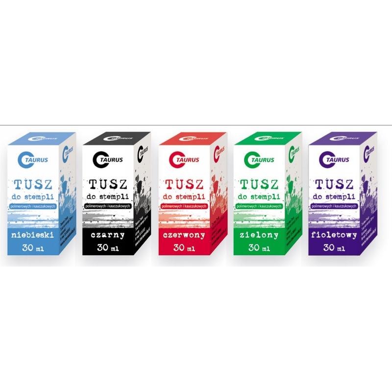 Tusz do stempli TAURUS 30ml - Niebieski