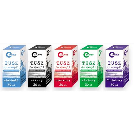 Tusz do stempli TAURUS 30ml - Niebieski