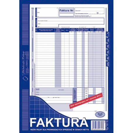 Druk Faktura A4 101-1E