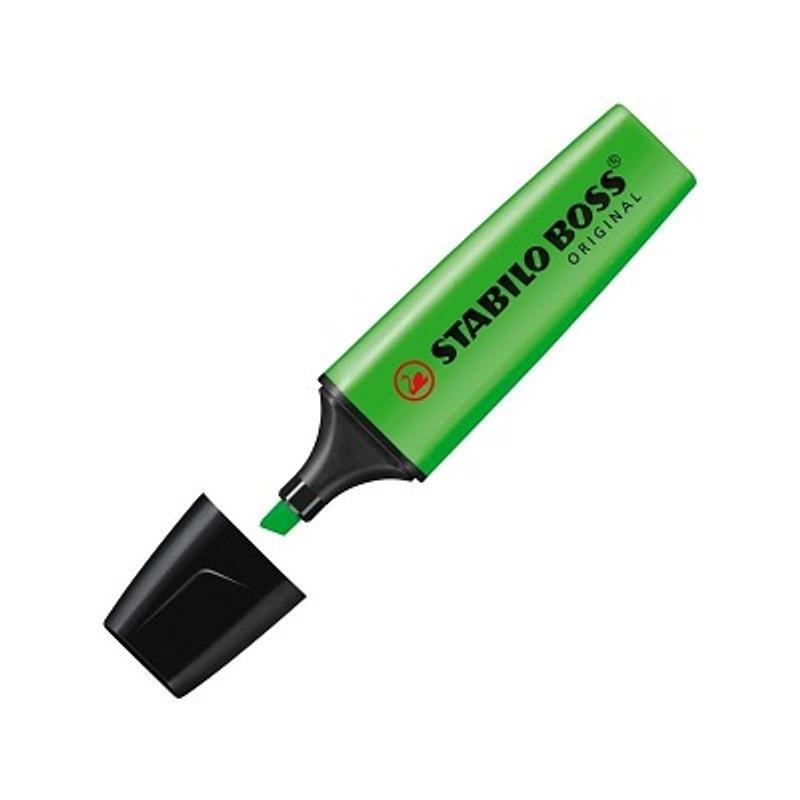 Zakreślacz STABILO BOSS zielony 70/33