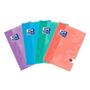Zeszyt A5 32k  kratka - Miękka oprawa OXFORD TOUCH pastel z marginesem mix okładek