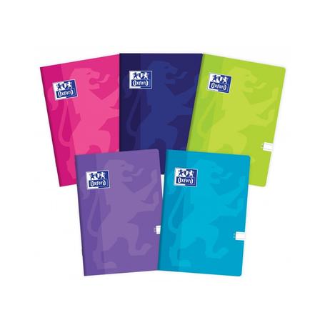 Zeszyt A5 32k trzylinie OXFORD TOUCH pastel z marginesem mix okładek