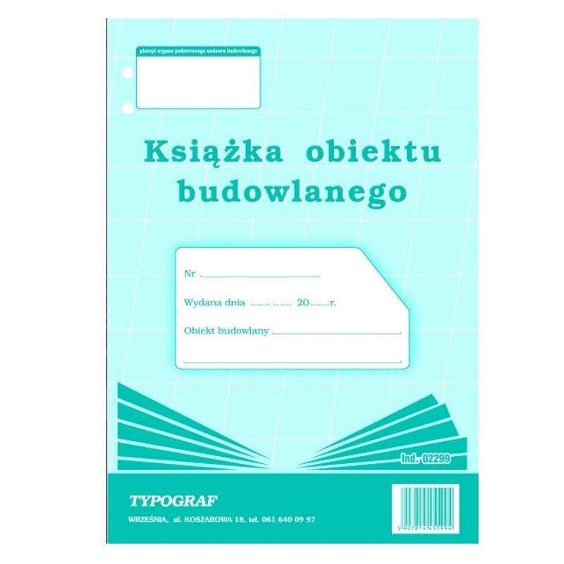 Druk Książka obiektu budowlanego A4 02299