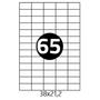 Etykieta  65 - K&P 38 x 21,2