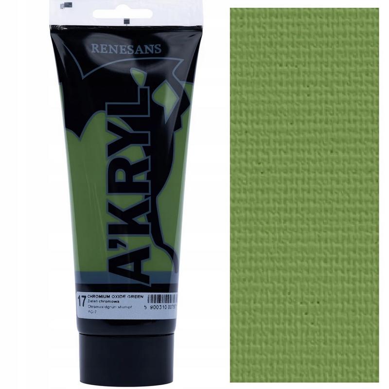 Farba akrylowa A’kryl RENESANS 200ml – zieleń chromowa