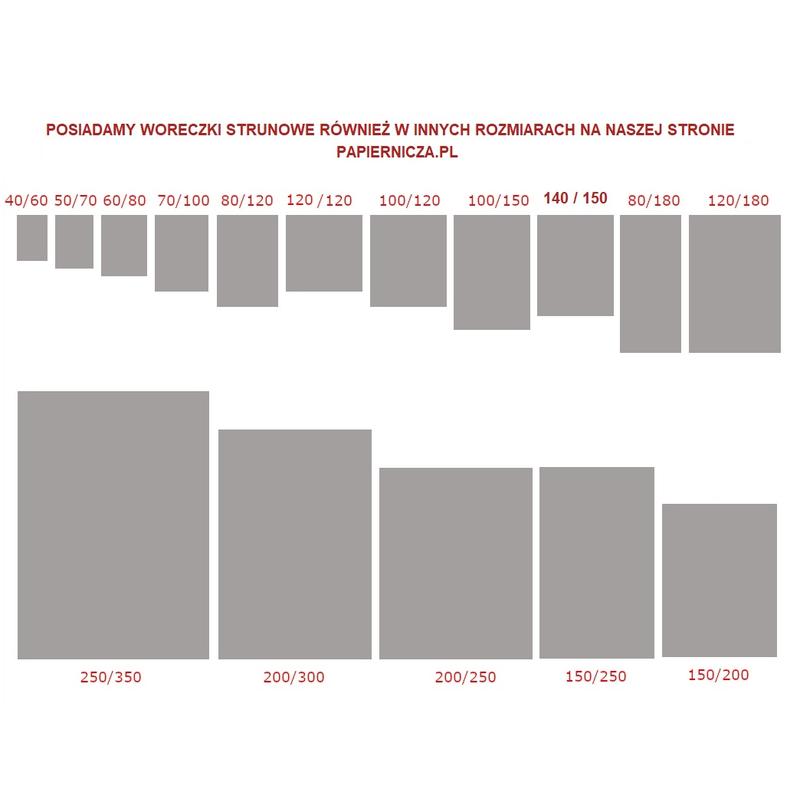 Worki PE zamek strunowy   6x8 /a 100szt.