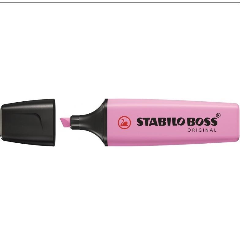 Zakreślacz STABILO BOSS pastelowa fuksja 70/158