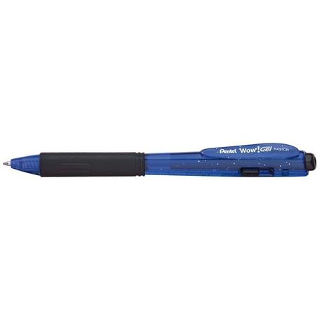 Długopis PENTEL BK 437-CR-C żelowy automatyczny Niebieski