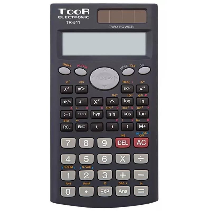 Kalkulator TOOR Electronic TR-511 - czarny  naukowy (NA MATURĘ)