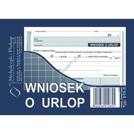 Druk Wniosek o urlop 515-5