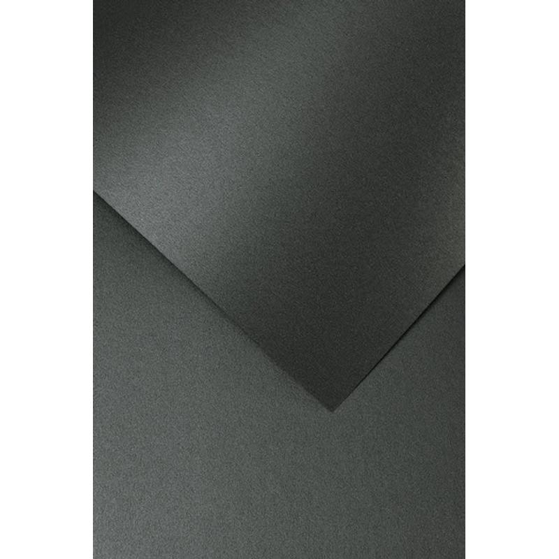 Papier wizytówkowy ozdobny GALERIA PAPIERU MILLENIUM A4 250 g/ 20 ark. – czarny 200717