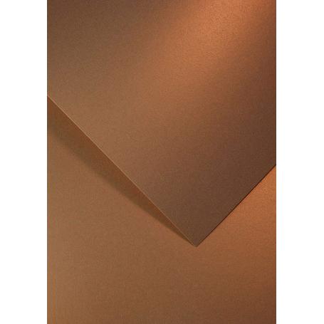 Papier wizytówkowy ozdobny GALERIA PAPIERU MILLENIUM A4 220 g/ 20 ark. – miedziany 200711