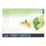 Podkład na biurko z listwą TYPOGRAF 580mm x 400mm OWOCE  74297