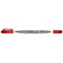 Marker Dwustronny TOMA CD TO-320 Czerwony