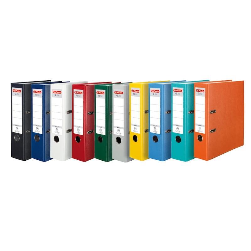 Segregator A4 8cm HERLITZ Popielaty