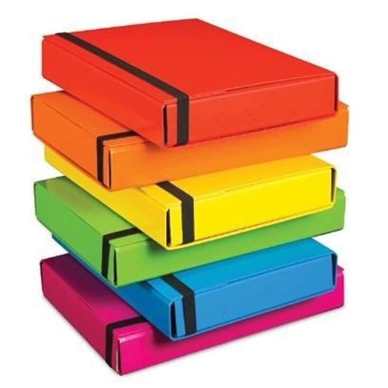 Teczka BOX VAUPE Carbic - jasno niebieska