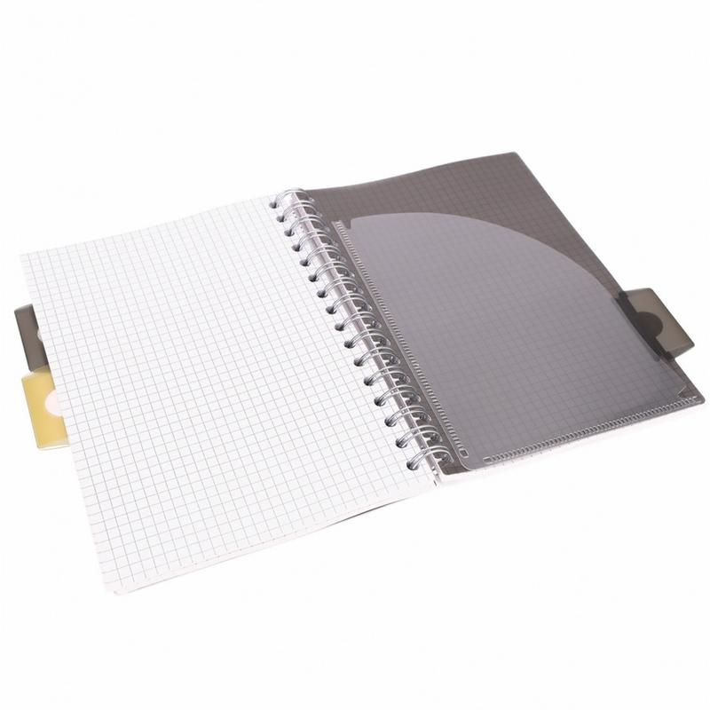 Kołozeszyt A5 100k PUKKA PAD Project Book - 3111(GY)-WPC - szary