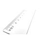 Linijka 50cm plastikowa GRAND GR-855