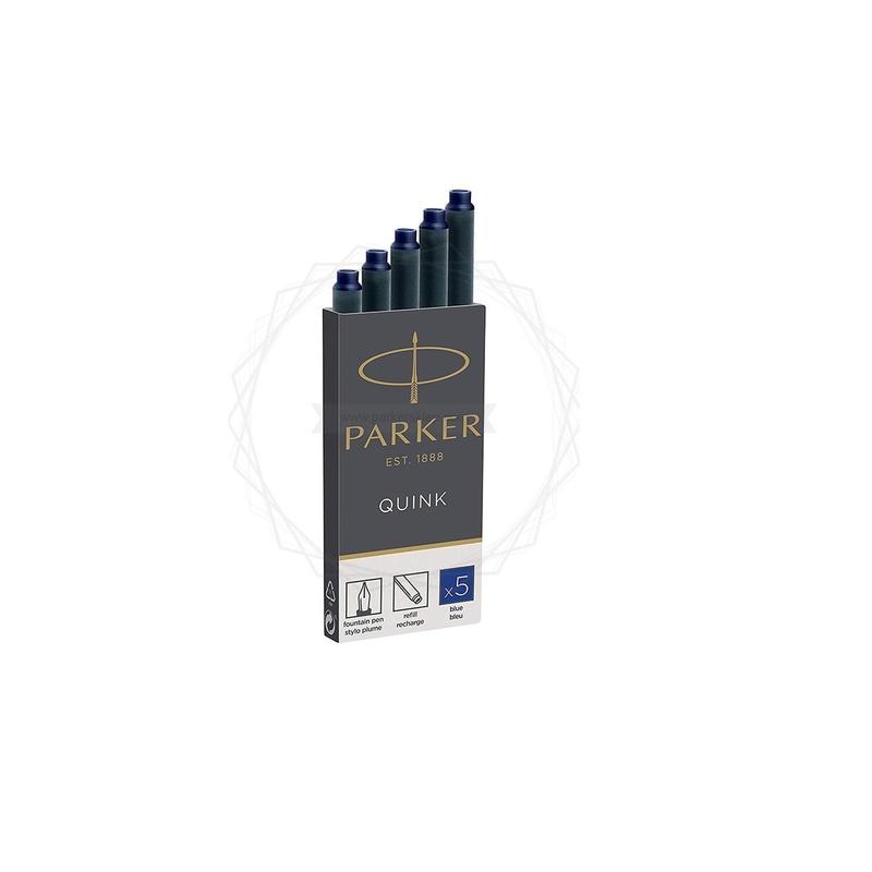 Naboje do pióra  PARKER a 5szt. niebieskie