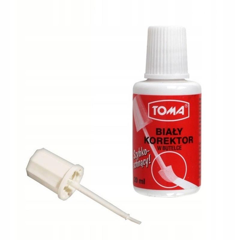 Korektor z gąbeczką 20ml TOMA