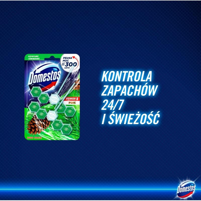 Kostka WC DOMESTOS kosteczki  5 power PINE - leśna