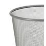 Kosz metalowy 265mm średni 12l - srebrny