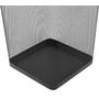 Kosz metalowy 270mm kwadratowy 18l - czarny