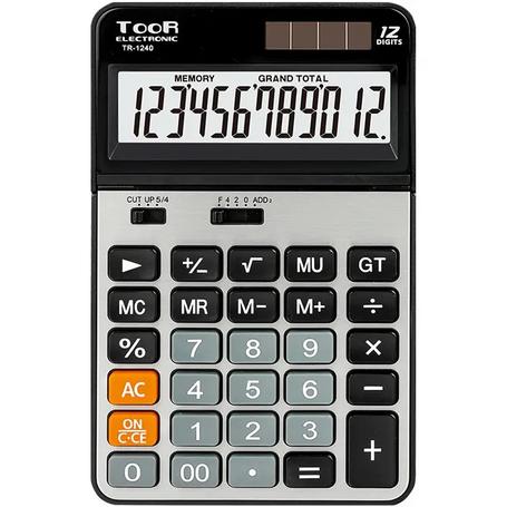Kalkulator TOOR Electronic TR-1240 z ruchomym wyświetlaczem